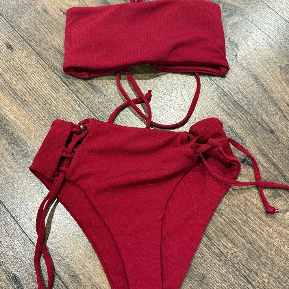 Zaful Red Bikini Set